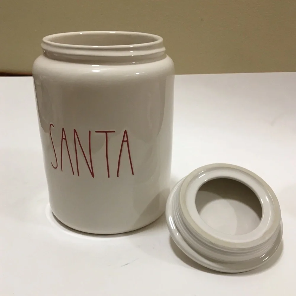 New Rae Dunn “SANTA” Christmas Jar